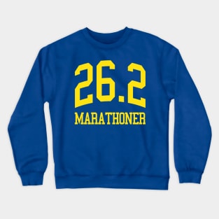 26.2 Marathoner Marathon Runner Running Coach Crewneck Sweatshirt